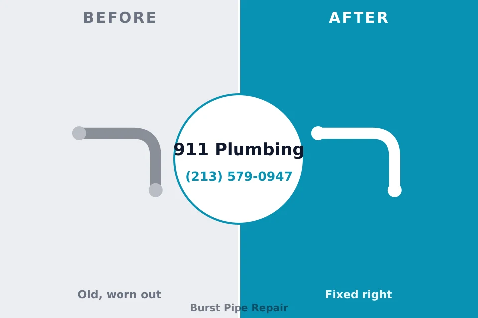 Before and after: plumbing company Prattville, AL